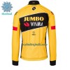 Cykeltrøje Langærmet Vinter 2022 Jumbo-Visma